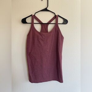 Lululemon Athletica Maroon Tank Top
